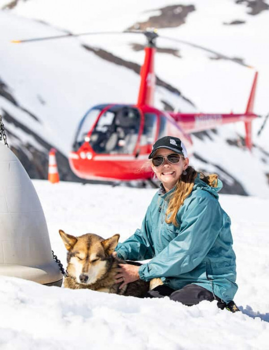 Alaska Glacier Heli Dog Sled Tour in Girdwood image