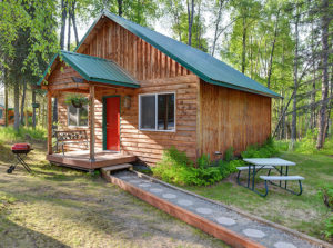 Silvertip Soldotna Alaska Cabin Rentals - Cabin 1 Exterior