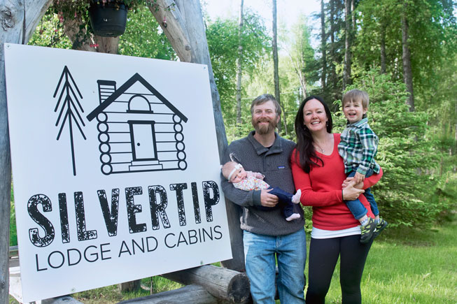 Silvertip Kenai Lodging and Cabins, Soldotna Alaska - Owners Jeremy & Andrea