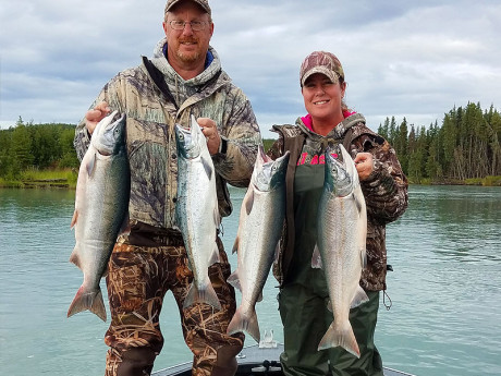 Alaska Guided Fishing Trip for Salmon